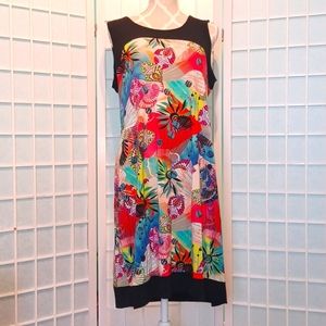 L Resort vacation summer colorful bright dress 5542